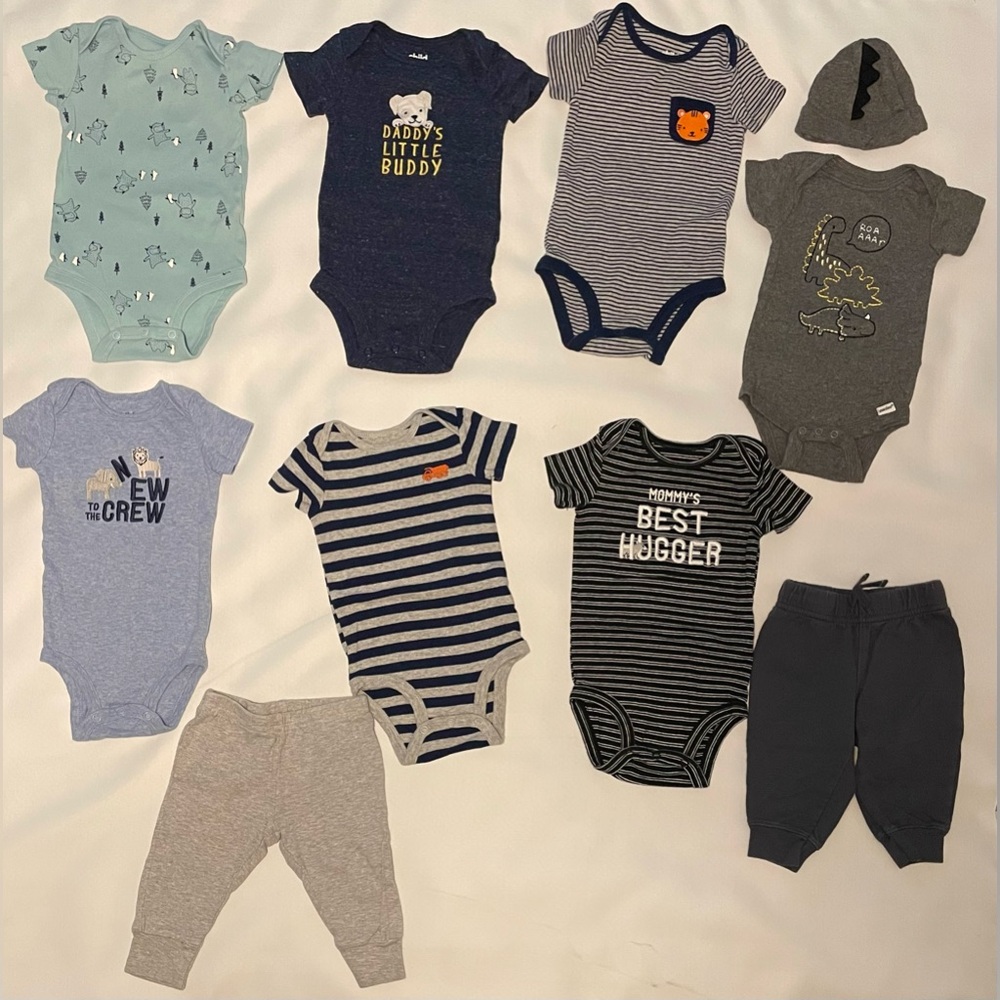 10pc baby bundle 3-6mo